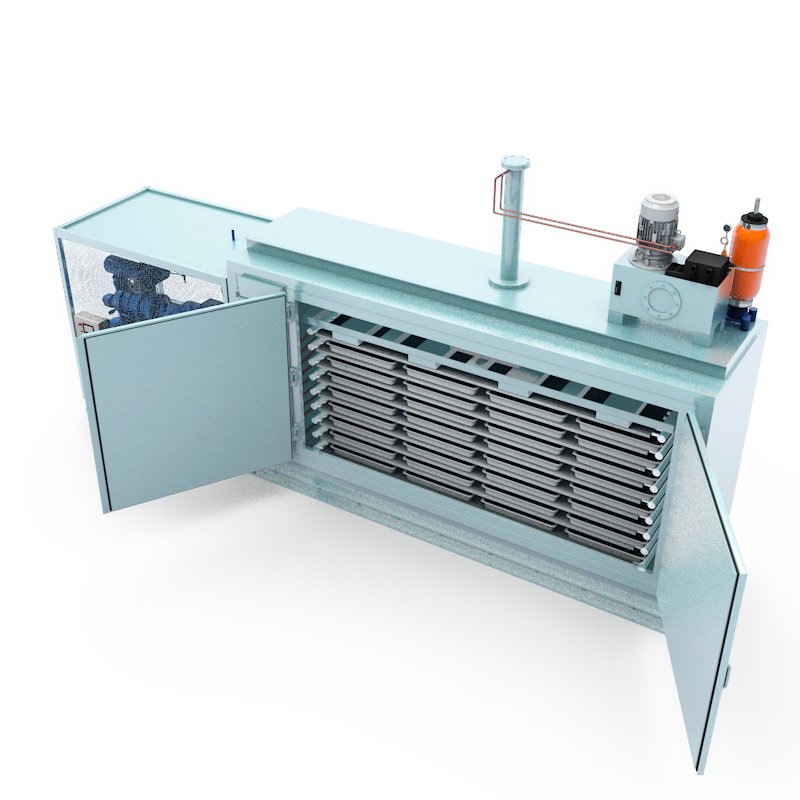 Plate Contact Freezer structure reference