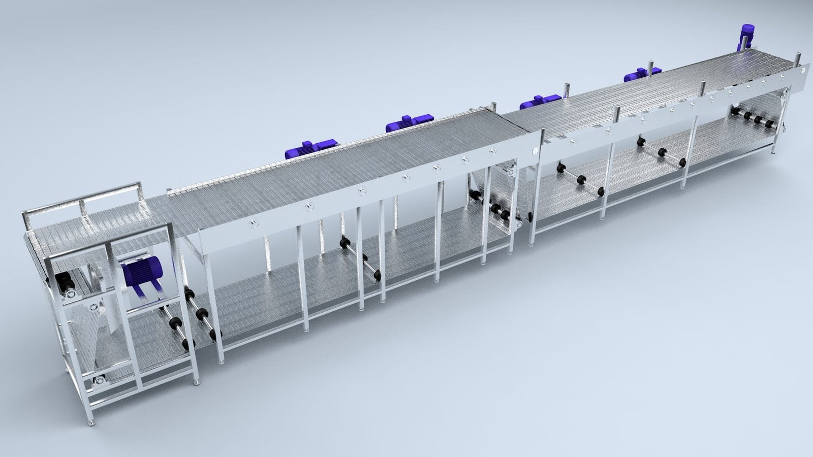 Fluidized Bed IQF Freezer system layout reference