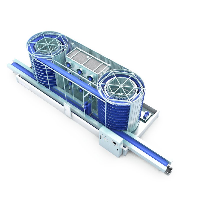 IQF Spiral Freezer structure reference